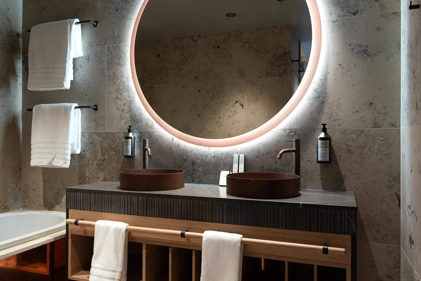 Modern hotel room at Elite Hotel Frost in central Kiruna